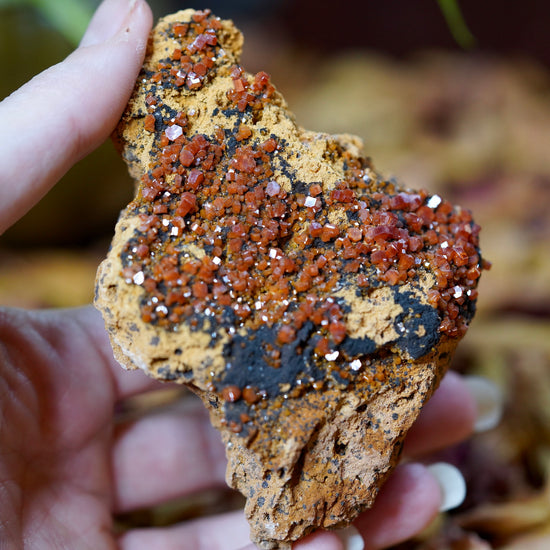 Load image into Gallery viewer, Raw Vanadinite Crystal Cluster of Vital Life Force
